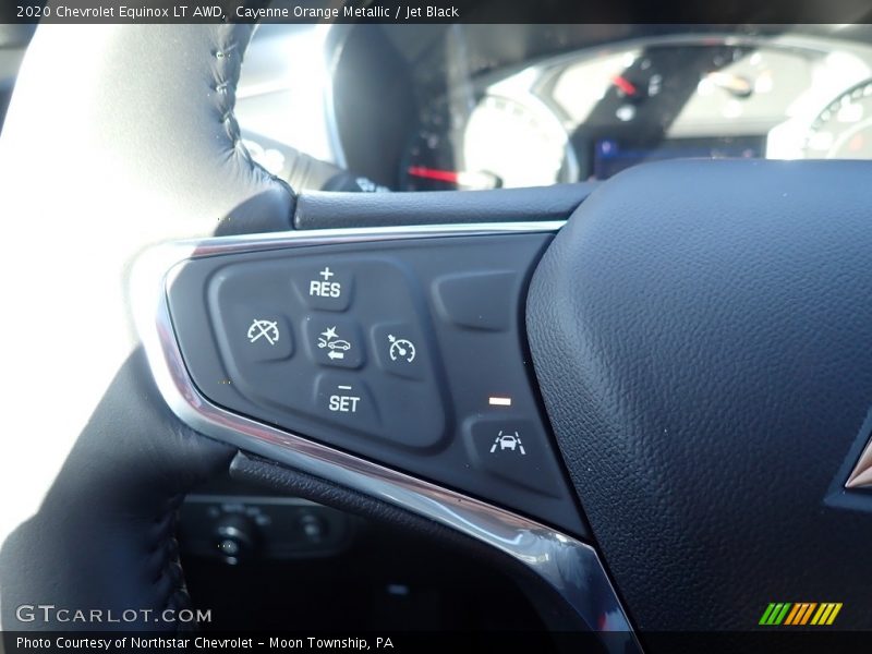 Cayenne Orange Metallic / Jet Black 2020 Chevrolet Equinox LT AWD