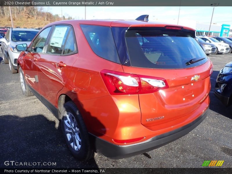 Cayenne Orange Metallic / Ash Gray 2020 Chevrolet Equinox LS