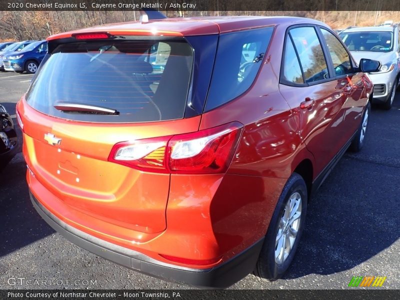Cayenne Orange Metallic / Ash Gray 2020 Chevrolet Equinox LS
