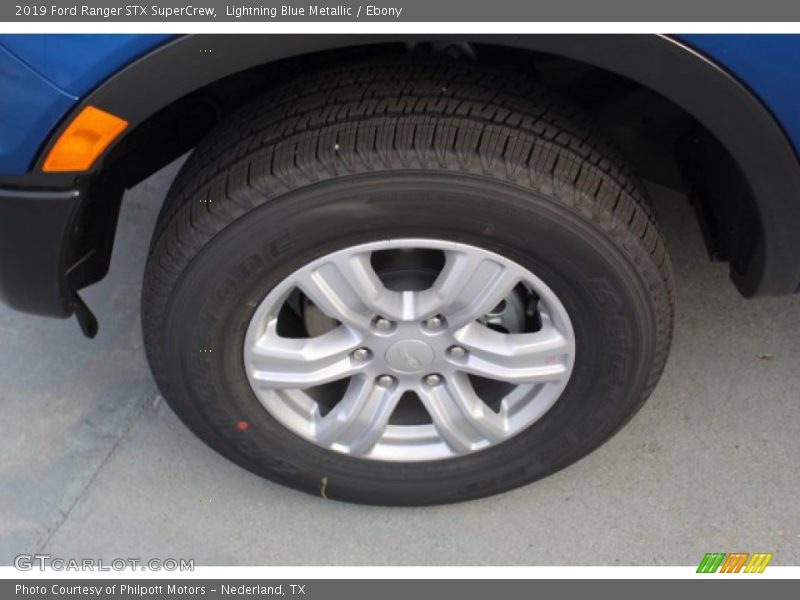 Lightning Blue Metallic / Ebony 2019 Ford Ranger STX SuperCrew