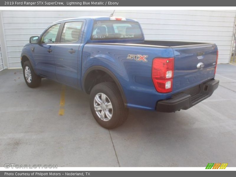 Lightning Blue Metallic / Ebony 2019 Ford Ranger STX SuperCrew
