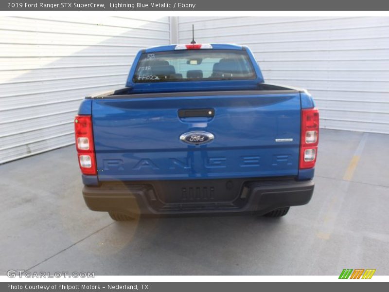Lightning Blue Metallic / Ebony 2019 Ford Ranger STX SuperCrew