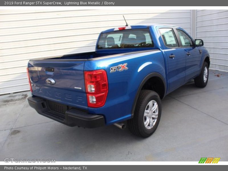 Lightning Blue Metallic / Ebony 2019 Ford Ranger STX SuperCrew