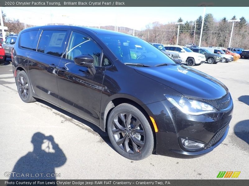 Brilliant Black Crystal Pearl / Black 2020 Chrysler Pacifica Touring