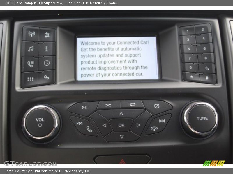 Lightning Blue Metallic / Ebony 2019 Ford Ranger STX SuperCrew