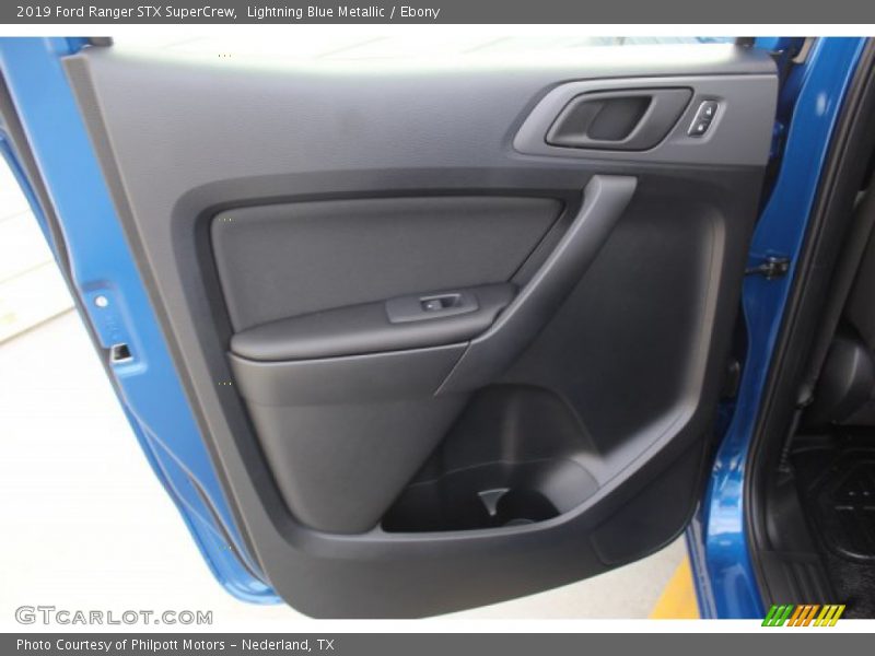 Lightning Blue Metallic / Ebony 2019 Ford Ranger STX SuperCrew