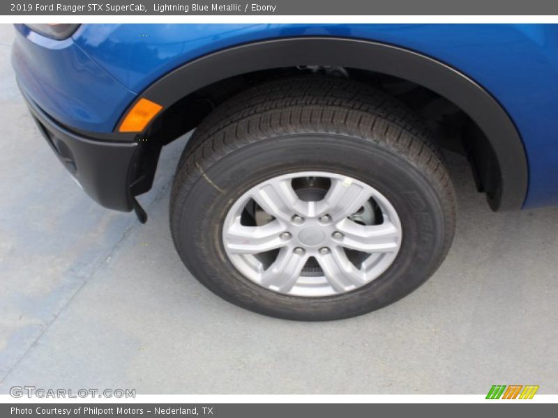 Lightning Blue Metallic / Ebony 2019 Ford Ranger STX SuperCab