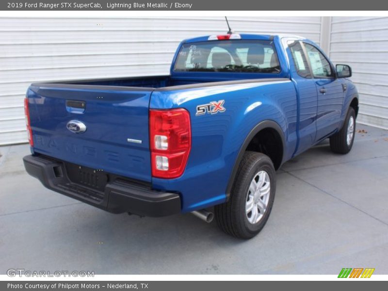 Lightning Blue Metallic / Ebony 2019 Ford Ranger STX SuperCab