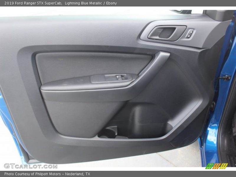 Lightning Blue Metallic / Ebony 2019 Ford Ranger STX SuperCab