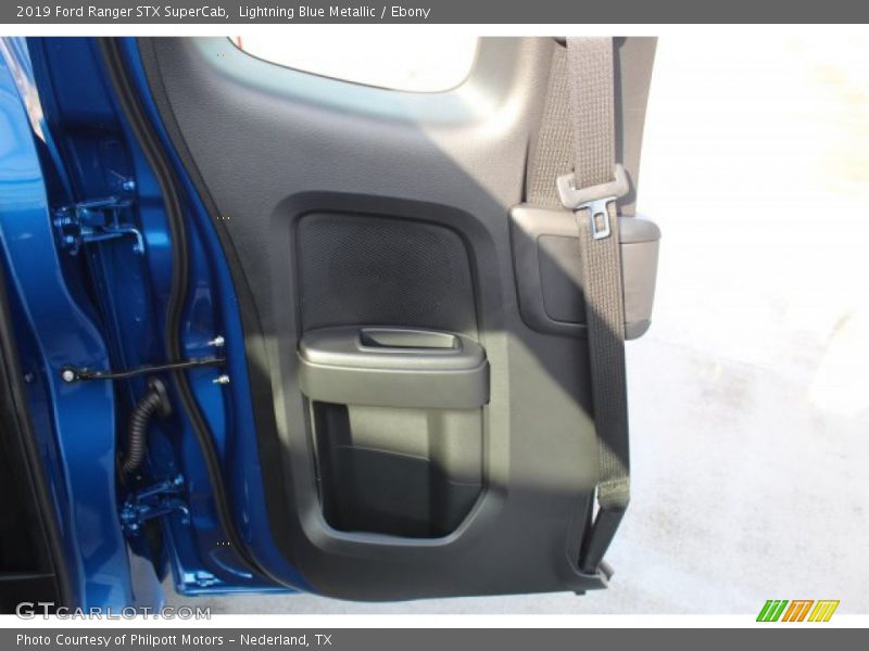 Lightning Blue Metallic / Ebony 2019 Ford Ranger STX SuperCab