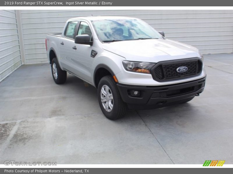 Ingot Silver Metallic / Ebony 2019 Ford Ranger STX SuperCrew