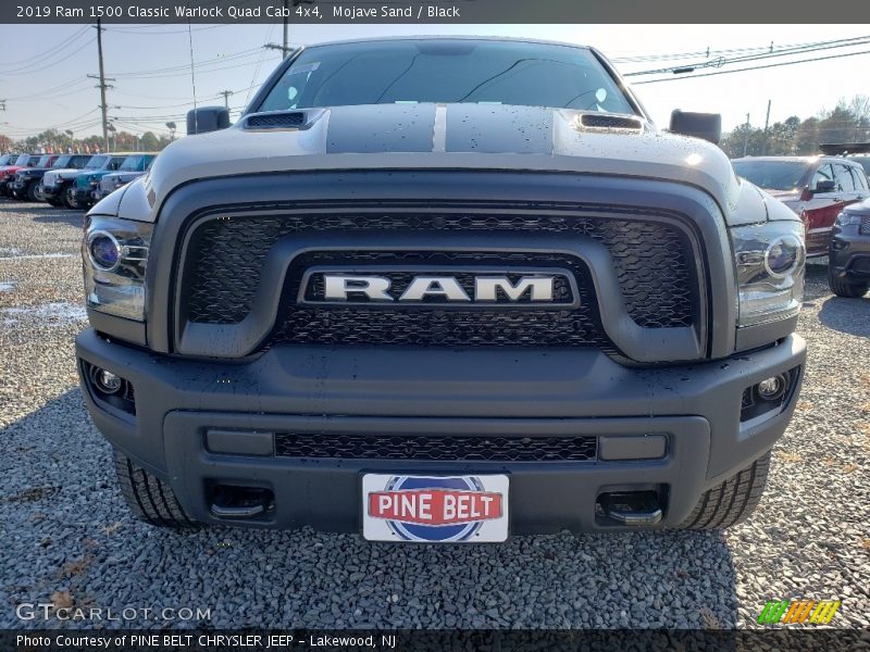Mojave Sand / Black 2019 Ram 1500 Classic Warlock Quad Cab 4x4