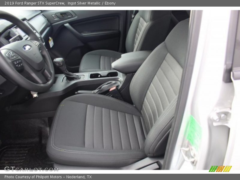 Ingot Silver Metallic / Ebony 2019 Ford Ranger STX SuperCrew
