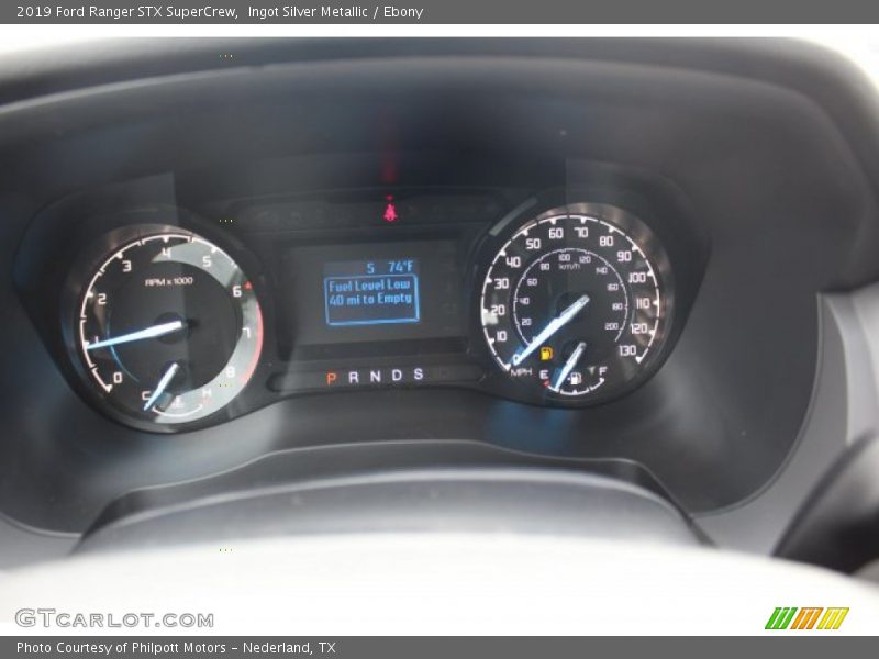 Ingot Silver Metallic / Ebony 2019 Ford Ranger STX SuperCrew