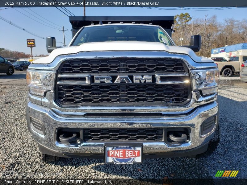 Bright White / Black/Diesel Gray 2019 Ram 5500 Tradesman Crew Cab 4x4 Chassis