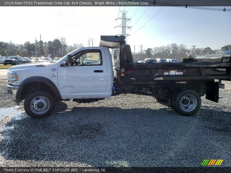 Bright White / Black/Diesel Gray 2019 Ram 5500 Tradesman Crew Cab 4x4 Chassis