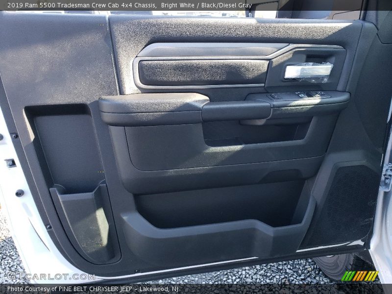 Bright White / Black/Diesel Gray 2019 Ram 5500 Tradesman Crew Cab 4x4 Chassis