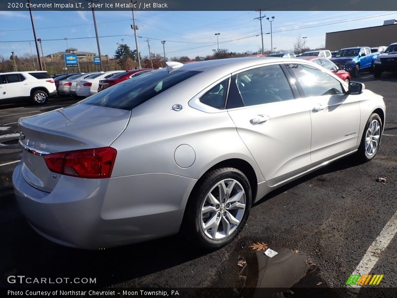 Silver Ice Metallic / Jet Black 2020 Chevrolet Impala LT