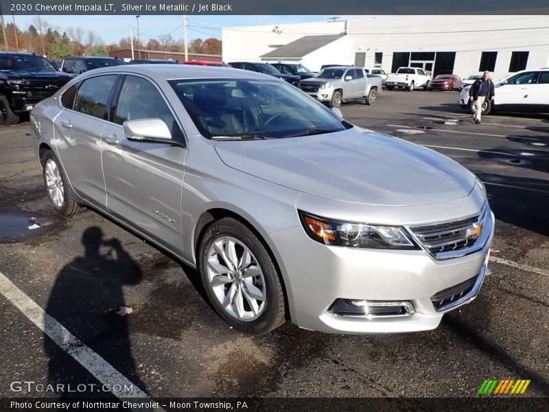 Silver Ice Metallic / Jet Black 2020 Chevrolet Impala LT