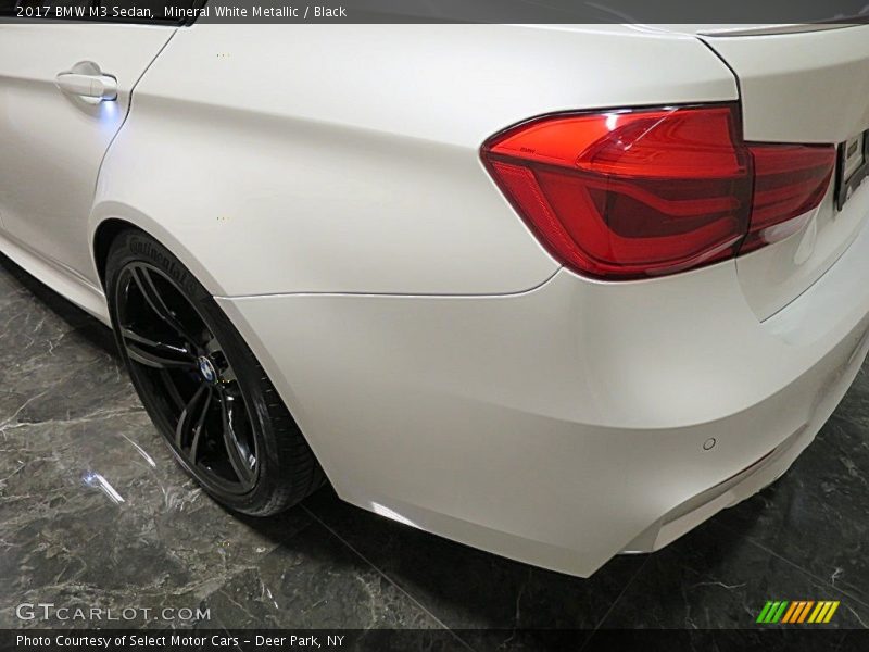 Mineral White Metallic / Black 2017 BMW M3 Sedan