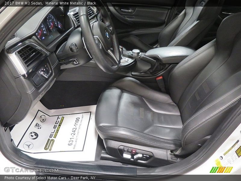 Mineral White Metallic / Black 2017 BMW M3 Sedan