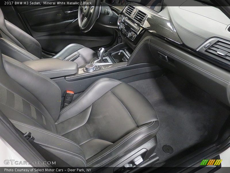 Mineral White Metallic / Black 2017 BMW M3 Sedan
