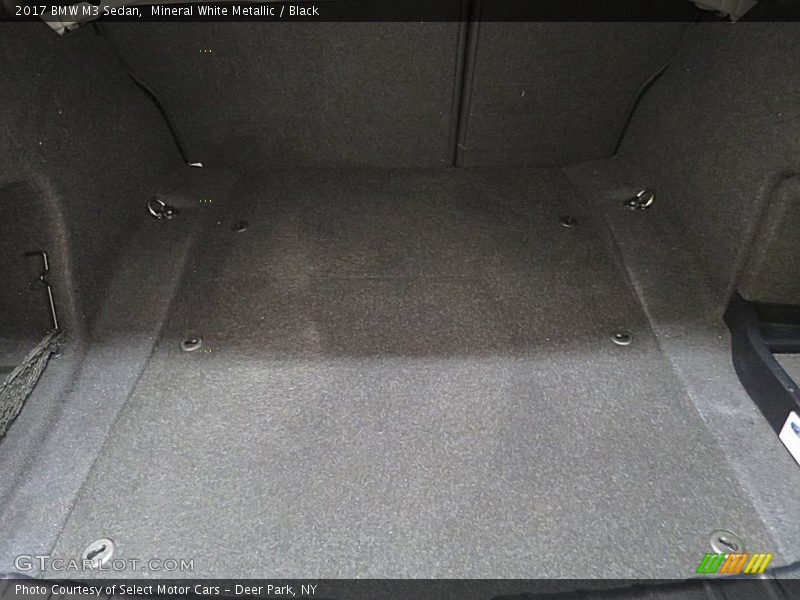 Mineral White Metallic / Black 2017 BMW M3 Sedan