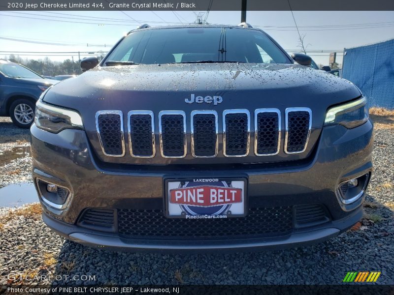 Granite Crystal Metallic / Black 2020 Jeep Cherokee Limited 4x4