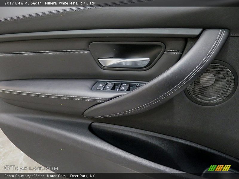 Mineral White Metallic / Black 2017 BMW M3 Sedan
