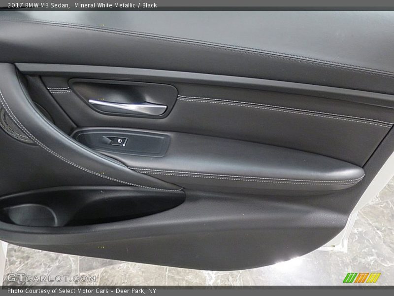 Mineral White Metallic / Black 2017 BMW M3 Sedan