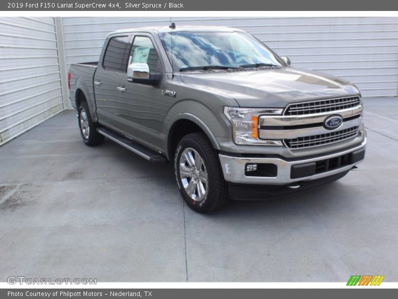 Silver Spruce / Black 2019 Ford F150 Lariat SuperCrew 4x4