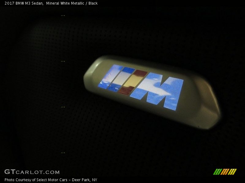 Mineral White Metallic / Black 2017 BMW M3 Sedan