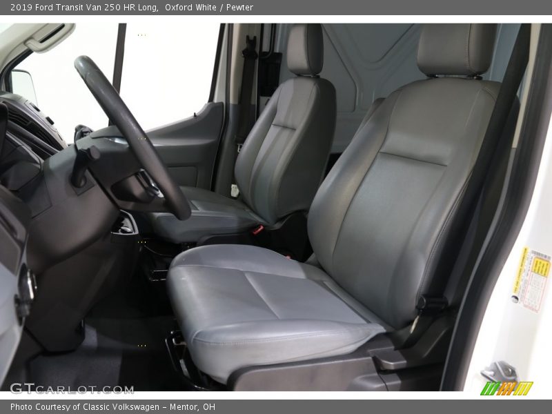 Oxford White / Pewter 2019 Ford Transit Van 250 HR Long