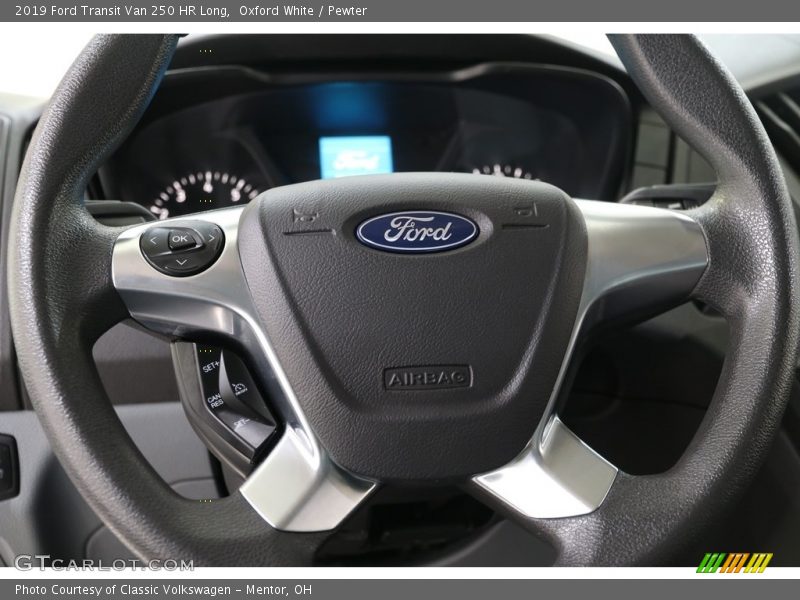 Oxford White / Pewter 2019 Ford Transit Van 250 HR Long