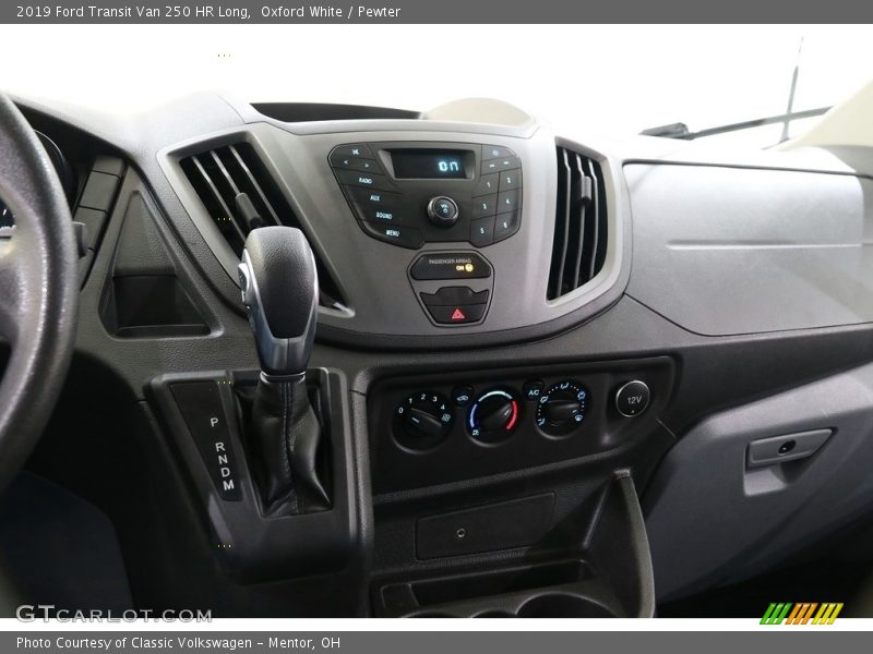 Oxford White / Pewter 2019 Ford Transit Van 250 HR Long