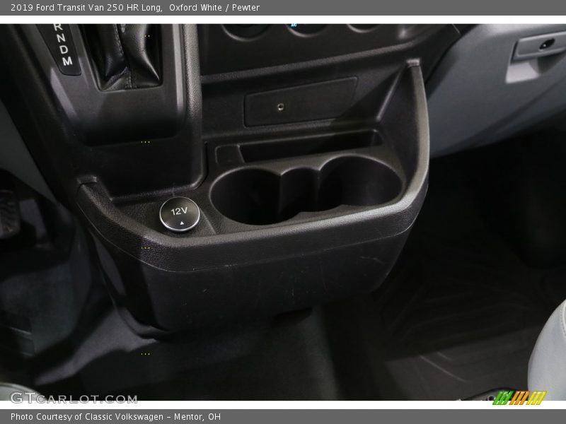 Oxford White / Pewter 2019 Ford Transit Van 250 HR Long