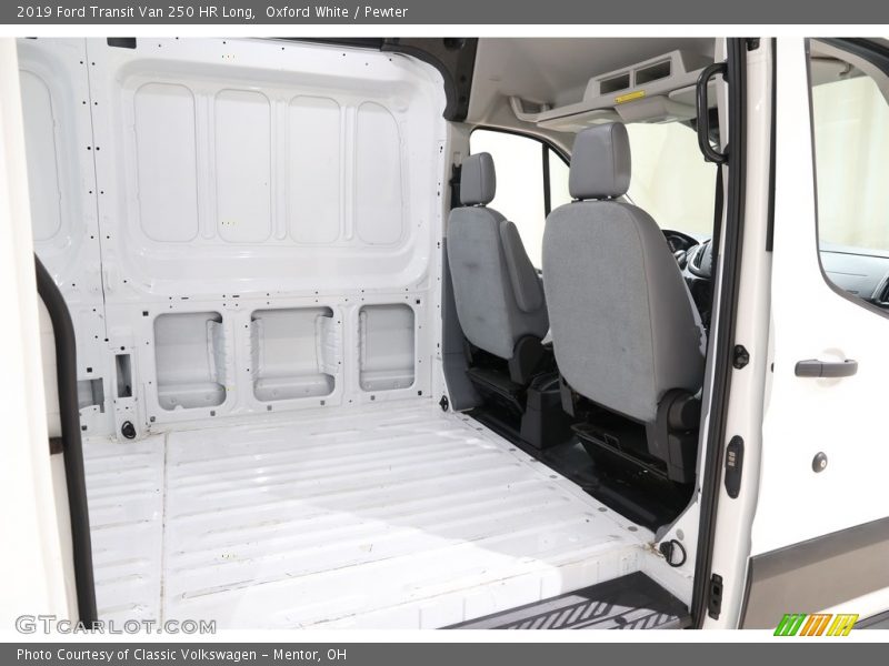 Oxford White / Pewter 2019 Ford Transit Van 250 HR Long