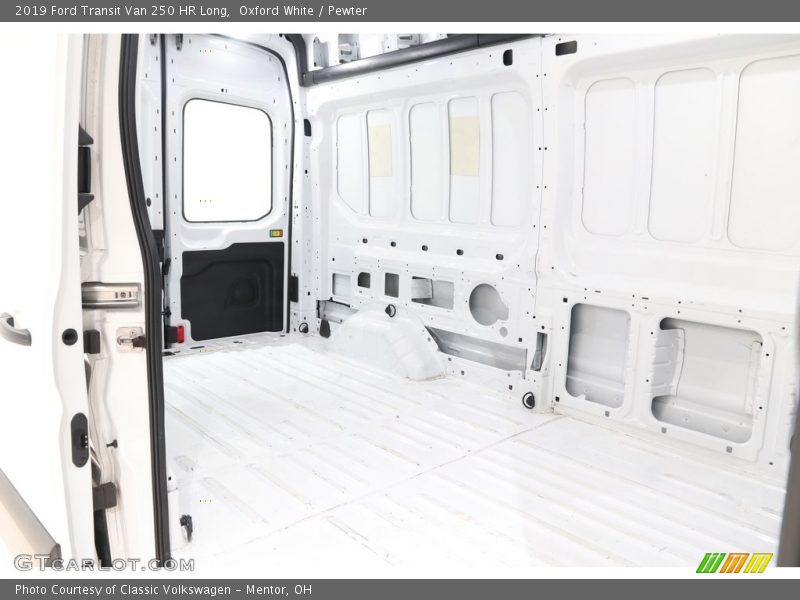 Oxford White / Pewter 2019 Ford Transit Van 250 HR Long