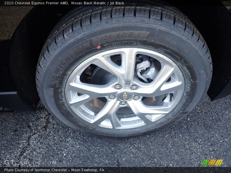 Mosaic Black Metallic / Jet Black 2020 Chevrolet Equinox Premier AWD