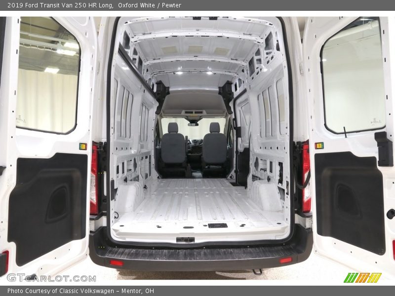 Oxford White / Pewter 2019 Ford Transit Van 250 HR Long