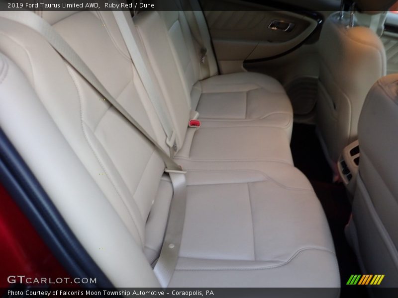Ruby Red / Dune 2019 Ford Taurus Limited AWD