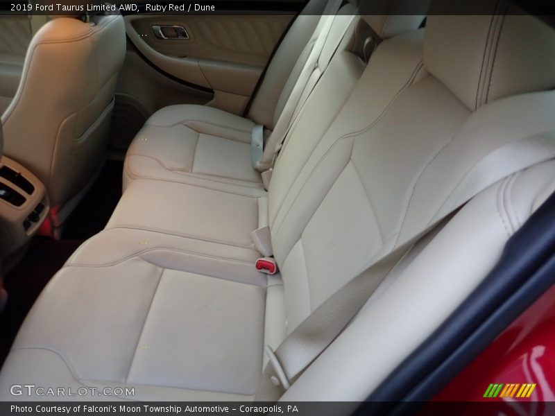 Ruby Red / Dune 2019 Ford Taurus Limited AWD