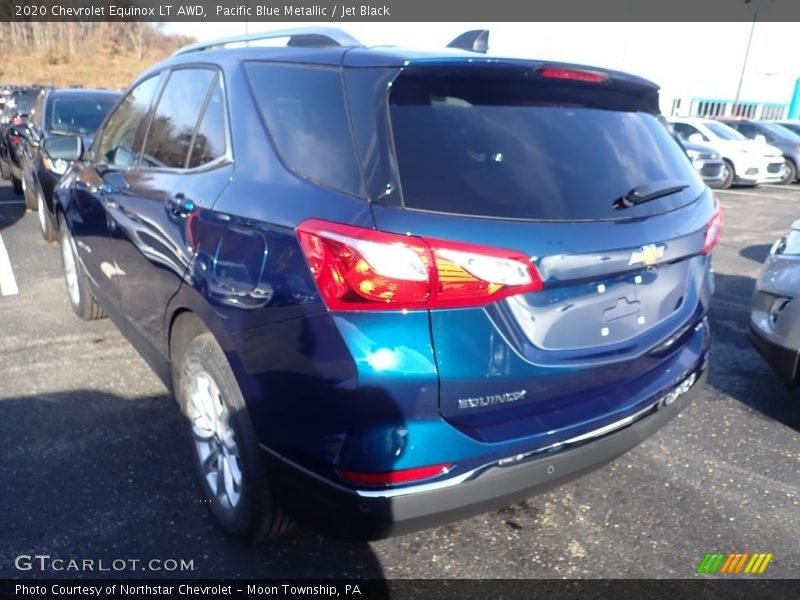 Pacific Blue Metallic / Jet Black 2020 Chevrolet Equinox LT AWD