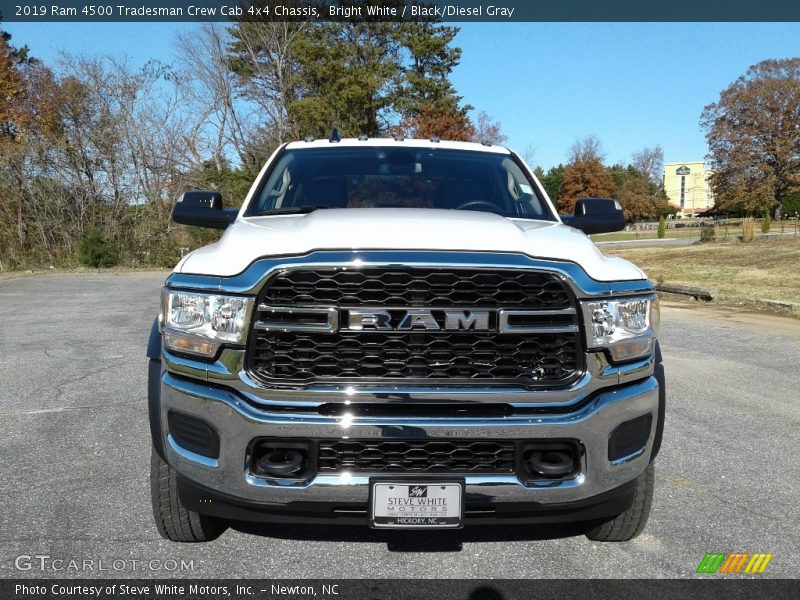 Bright White / Black/Diesel Gray 2019 Ram 4500 Tradesman Crew Cab 4x4 Chassis