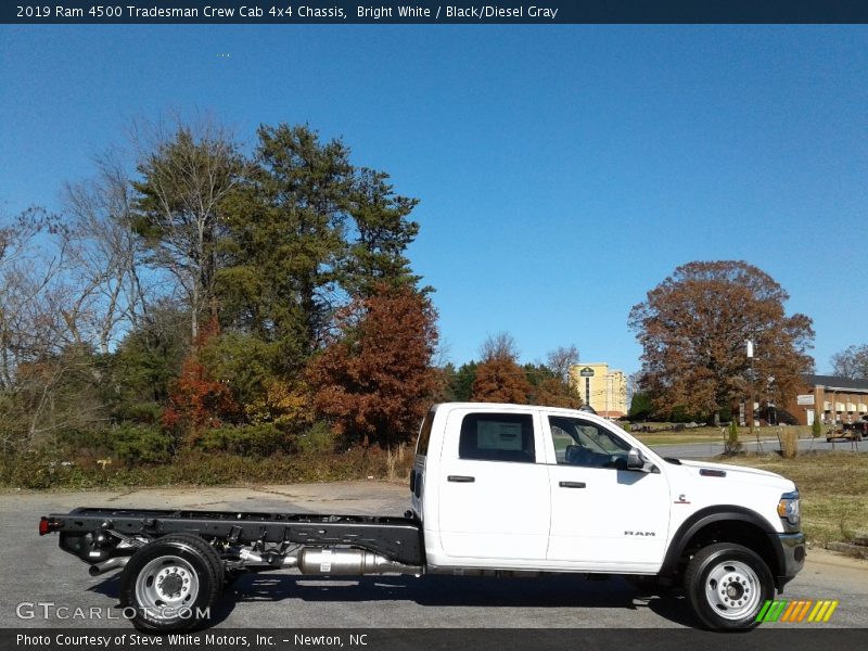 Bright White / Black/Diesel Gray 2019 Ram 4500 Tradesman Crew Cab 4x4 Chassis