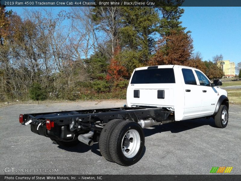 Bright White / Black/Diesel Gray 2019 Ram 4500 Tradesman Crew Cab 4x4 Chassis