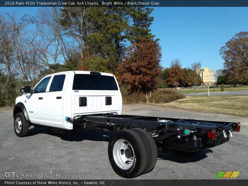 Bright White / Black/Diesel Gray 2019 Ram 4500 Tradesman Crew Cab 4x4 Chassis