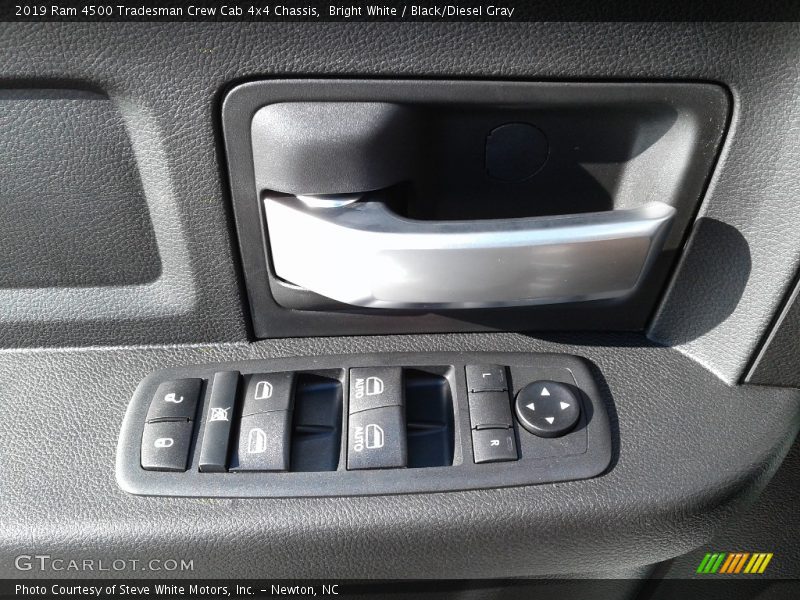 Bright White / Black/Diesel Gray 2019 Ram 4500 Tradesman Crew Cab 4x4 Chassis