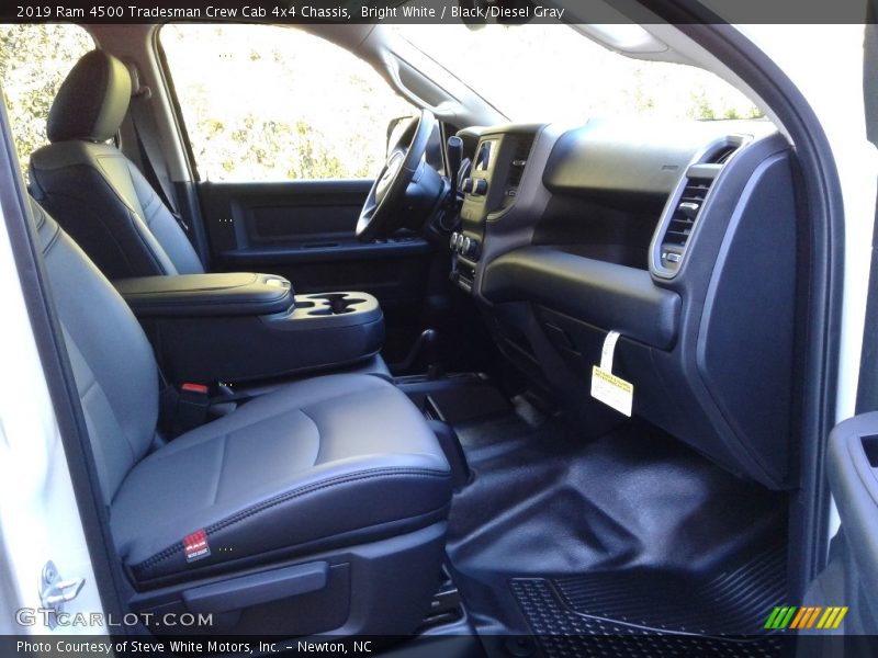 Bright White / Black/Diesel Gray 2019 Ram 4500 Tradesman Crew Cab 4x4 Chassis