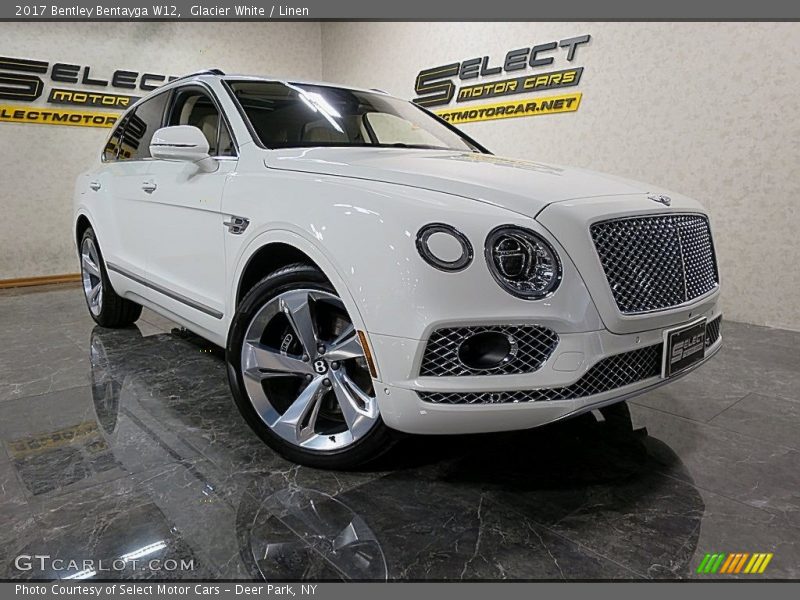 Glacier White / Linen 2017 Bentley Bentayga W12